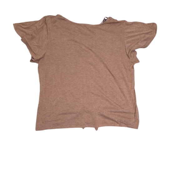 Women's Brown Button-Down Top SZ L - Picture 2 of 3